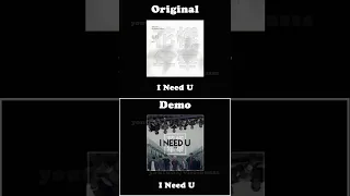 BTS Proof CD 3 I Need U Demo vs Original Snippet #shorts