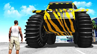 Collecting WORLD'S BIGGEST CARS in GTA 5..!😱