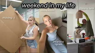 A weekend in my life | moving, roadtrip, parties