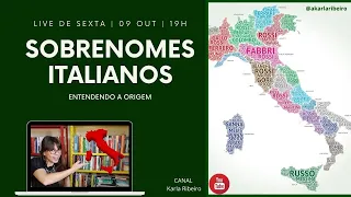 SOBRENOMES ITALIANOS - entendendo a origem