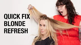 How to Blend Blonde Highlights | Base Breaker Hair Tutorial | Kenra Color