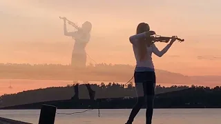 DO YOU WANT TO LIVE FOREVER? FOREVER YOUNG - on the FJORD 432 HZ - VIOLIN COVER - NORWAY - MIDSUMMER