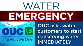 Orlando water emergency: Mayor, OUC ask water customers to start conserving water immediately | WFTV