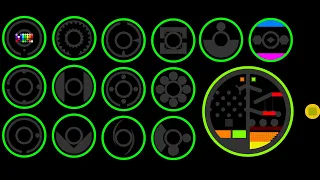 16 Circle Eliminations Marble Race in Algodoo