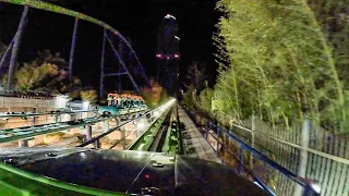 KINGDA KA - World's Tallest Roller Coaster - Night POV