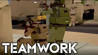 Veterans Show Off Effective Teamwork In Tactical Assault VR