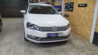 Volkswagen Passat. Замена биксенона на BI-LED Aozoom A4+ с сохранением функции адаптива.