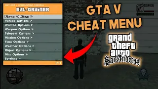 GTA 5 Cheat Menu for GTA San Andreas | RZL Trainer for GTA SA | Rage Gaming