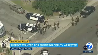 Suspect in shooting of deputy in West Covina caught after DUI arrest in San Diego County