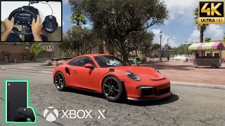 FORZA HORIZON 5 - 911 GT3 RS 2016 / PORSCHE (STEERING WHEEL + SHIFTER) GAMEPLAY 4k