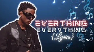 Victony - Everything (Official lyrics Video)