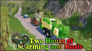 TWO HOURS of #FARMING&MUSIC🔹#Swisstouch Episodes Collection🔹Ep. 49-54🔹#FarmingSimulator19