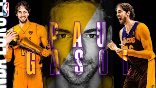 Pau Gasol LA LAKERS JERSEY RETIREMENT! ❤ Watch his ULTIMATE NBA CAREER highlights! 🔥