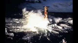 Lighthouses of England,  Wolf Rock Lighthouse, Cornwall. mid 1990's