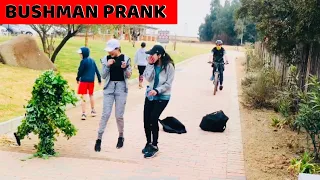 Bushman Prank - Crazy Reactions - SUPER FUNNY!!!