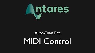 Tutorial - Auto-Tune Pro - MIDI Control Feature