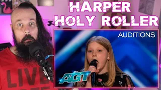 HEAVY METAL SINGER REACTS TO HARPER - HOLY ROLLER
