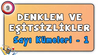 Sayı Kümeleri 1 | Denklem ve Eşitsizlikler 1 9.Sınıf Matematik | #9.sınıf #matematik