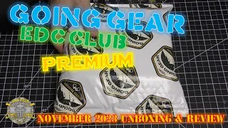 Going Gear EDC Club Premium November 2023 - A Dad & His 8 Year Old Unboxing & Review