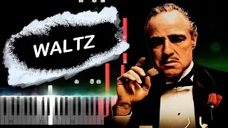 The Godfather - Main Title (The Godfather Waltz) Piano Tutorial