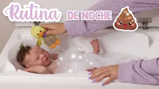 🧼🍼 NIGHT ROUTINE with my  REBORN BABY CAELI / BABY DOLL BATH TIME || Ada Sweet