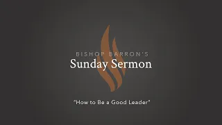 How to Be a Good Leader — Bishop Barron’s Sunday Sermon