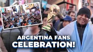 Argentina Fans Celebration | Argentina Fans Reaction to World Cup Win