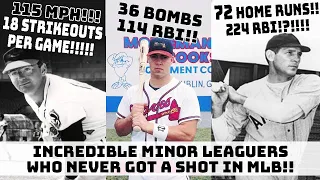 INSANELY GOOD Minor League Baseball Players Who NEVER Got A Chance In MLB!!