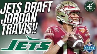 BREAKING: NEW YORK JETS DRAFT JORDAN TRAVIS!! LIVE REACTION | 2024 NFL Draft