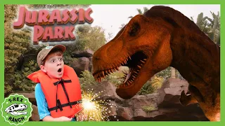 Jurassic Park GIANT Dinosaurs! Fun Family Video for Kids! | T-Rex Ranch Dinosaur Videos