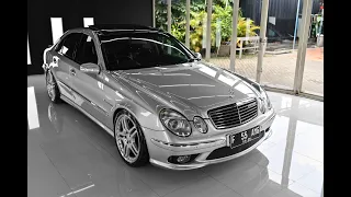 Mercedes Benz W211 E55 AMG after received single layer of Nano Ceramic Coating