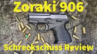 Zoraki 906 Schreckschuss Pistole Review / Test mit Schusstest (ausführlich)