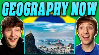 American Guys React to Geography Now! Brazil