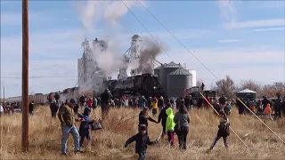 UP Big Boy 4014 passing through Strasburg, CO