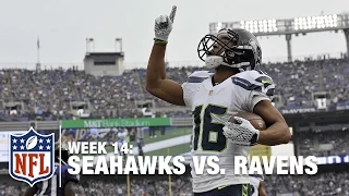 Russell Wilson Hits Tyler Lockett for a Red Zone TD! | Seahawks vs. Ravens | NFL