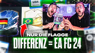 DIFFERENZ = EA FC24 😱😍 FUT DRAFT aber wir SEHEN NUR das LAND! 👀⚽️