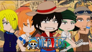 PAST STRAW HATS reacts to.... 2/5 | One piece | Gacha Club