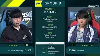 [2019 GSL S1] Ro.16 Group B Match2 Cure vs Dear