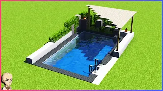 ✔️Minecraft | Easy Pool Design #2 | Tutorial (You Can Build)✔️