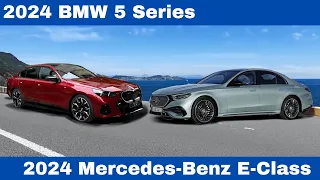 Comparing the 2024 BMW 5 Series Vs 2024 Mercedes-Benz E-Class Comparison Differences