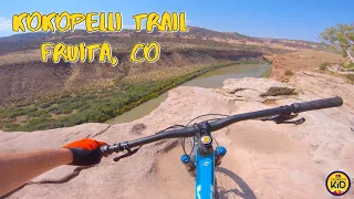 Trying NOT to ride off a cliff on the KOKOPELLI TRAIL! | FRUITA, CO