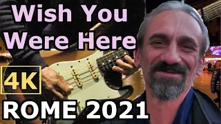 4K Pink Floyd guitar lover, Wish You Were Here,  cover in Piazza Navona, Rome,  Italy