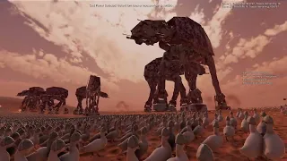 10 AT-AT vs 1 Million Battle Ducks | UEBS 2 | Winner gets nuked!