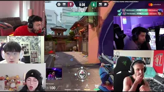 Valorant streamers reacts to PRX  Forsaken's 4K against EDG