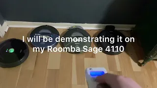 Demo of the iRobot Roomba Scheduler remote