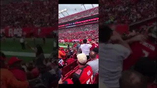 Fan Fight At The Buccaneers and Texans game