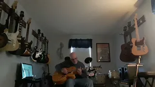 old man plays The Blues