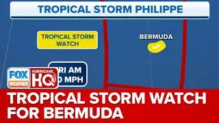Tropical Storm Watch For Bermuda As Philippe's Track Shifts Toward New England