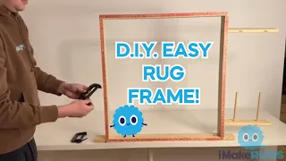 How to Make Rug Frame | EASIEST WAY!