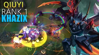 [RANK 1 KHAZIX] QIUYI KHAZIX VS ELISE - QIUYI KHAZIX GUIDE